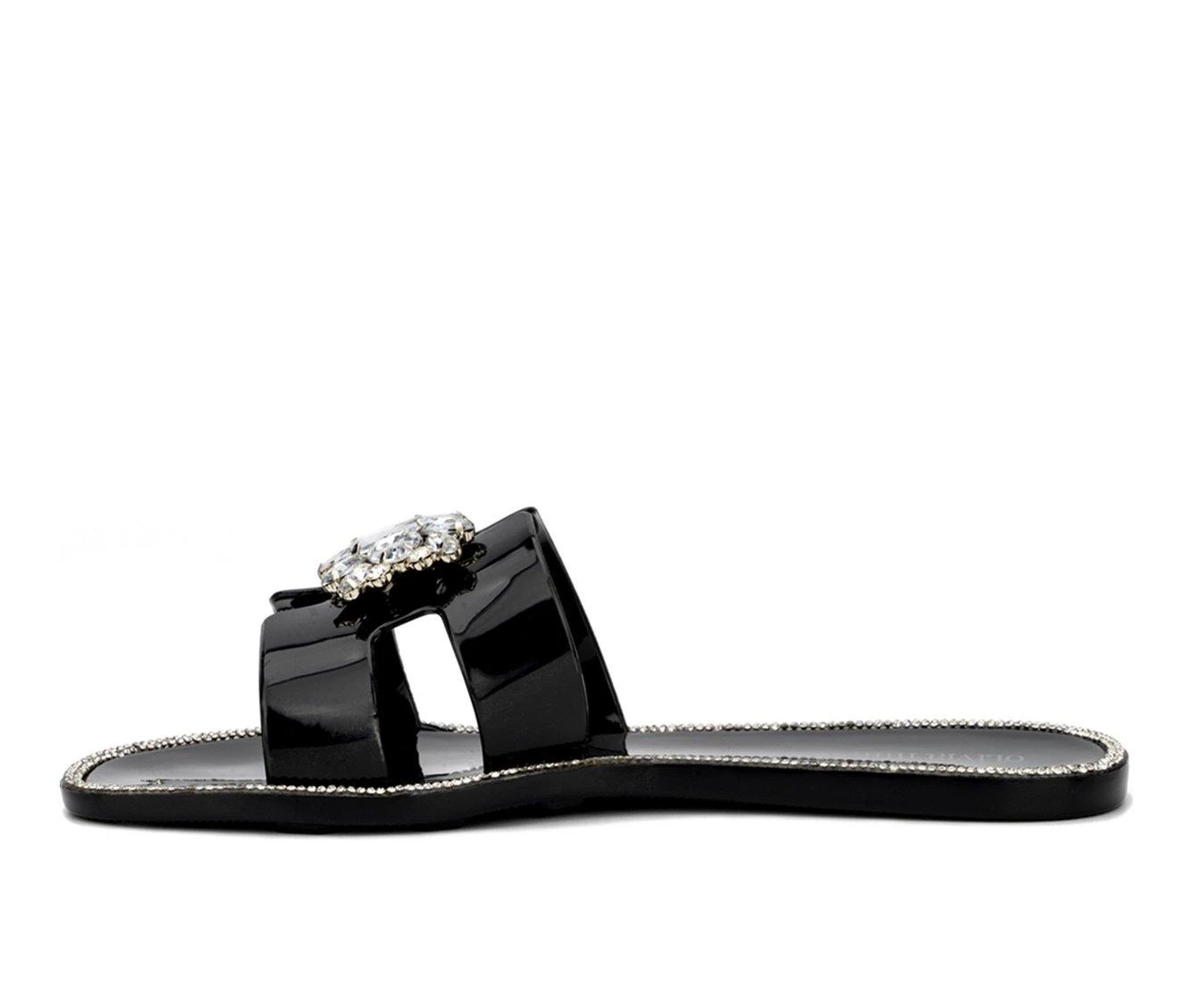 Women's Olivia Miller Kai Platform Wedge Sandals Women's Olivia Miller Kai Platform Wedge Sandals Black -GC shoes Shop 3 213