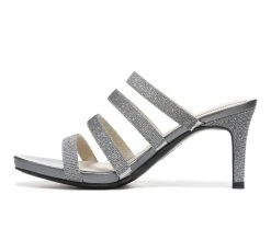 Women's LifeStride Marquee Dress Sandals Pewter Fabric -GC shoes Shop 3 222