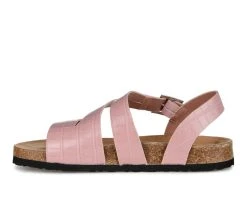 Women's Journee Collection Rozz Footbed Sandals Blush -GC shoes Shop 3 23