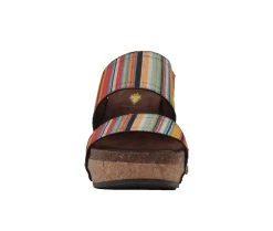 Women's Volatile Vittoria Platform Wedge Sandals Spring Serape -GC shoes Shop 3 243