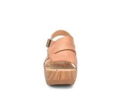 Women's Korks Fallon Platform Wedge Sandals Tan -GC shoes Shop 3 244