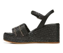 Women's Franco Sarto Peachy Platform Wedge Sandals Black -GC shoes Shop 3 263