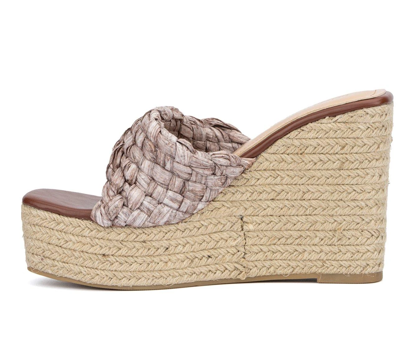 Women's Olivia Miller Irma Platform Wedge Sandals Women's Olivia Miller Irma Platform Wedge Sandals Brown -GC shoes Shop 3 265