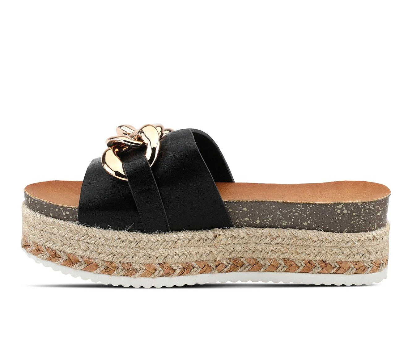 Women's Patrizia Mangala Platform Sandals Black 4 Women's Patrizia Mangala Platform Sandals Black - Image 4