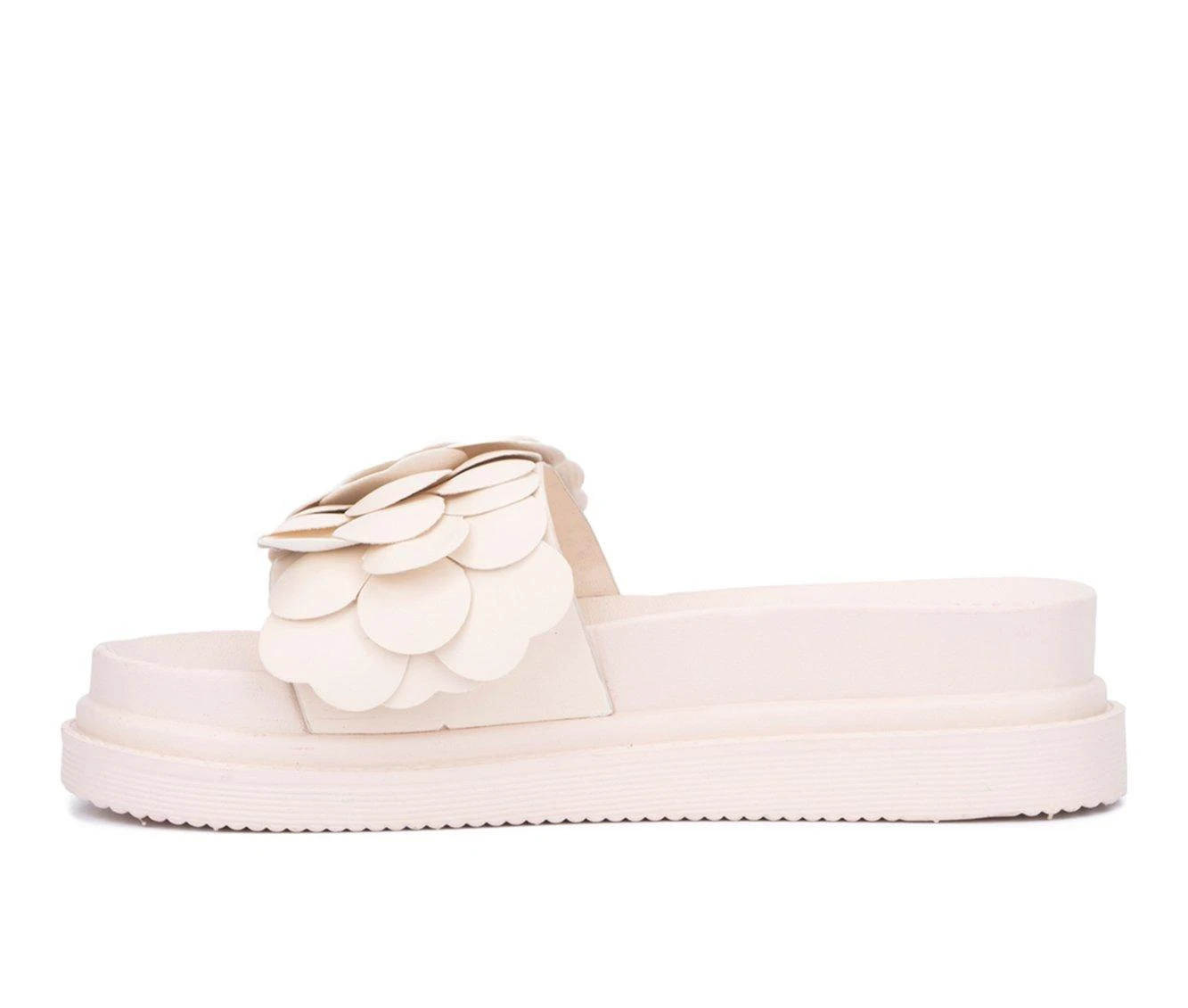 Women's New York And Company Camilia Platform Sandals Nude 4 Women's New York And Company Camilia Platform Sandals Nude - Image 4