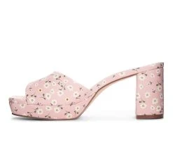 Women's Chinese Laundry Tai Block Heel Dress Sandals Pink Floral 9 Women's Chinese Laundry Tai Block Heel Dress Sandals Pink Floral -GC shoes Shop 3 288