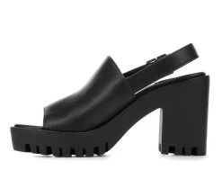 Women's Y-Not Marry Platform Sandals Black -GC shoes Shop 3 299