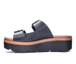 Women's Chinese Laundry Surfs Up Platform Sandals Black -GC shoes Shop 3 315