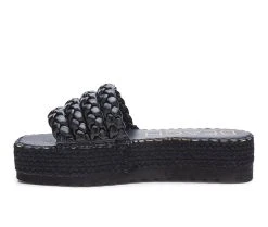 Women's Beach By Matisse Pacific Platform Sandals Black 9 Women's Beach By Matisse Pacific Platform Sandals Black -GC shoes Shop 3 316