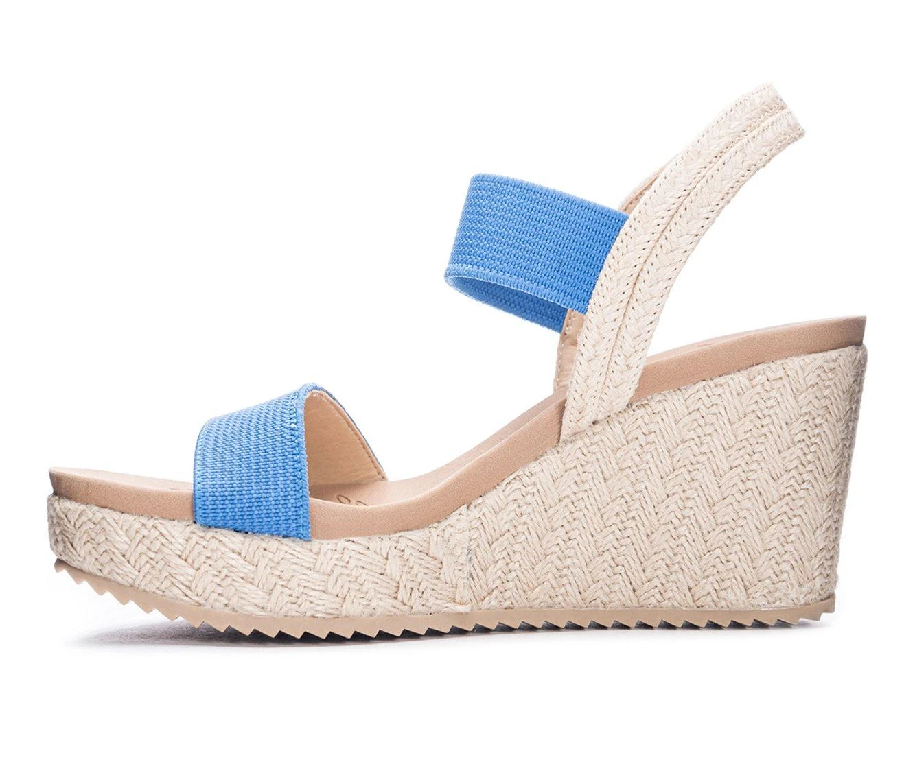 Women's CL By Laundry Kaylin Platform Wedges Blue 4 Women's CL By Laundry Kaylin Platform Wedges Blue - Image 4