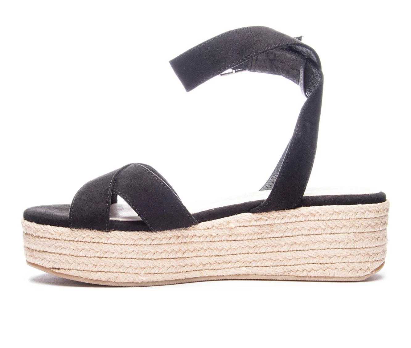 Women's Chinese Laundry Zala Platform Espadrille Sandals Black 4 Women's Chinese Laundry Zala Platform Espadrille Sandals Black - Image 4