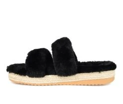 Women's Journee Collection Relaxx Cozy Sandals Black 9 Women's Journee Collection Relaxx Cozy Sandals Black -GC shoes Shop 3 389