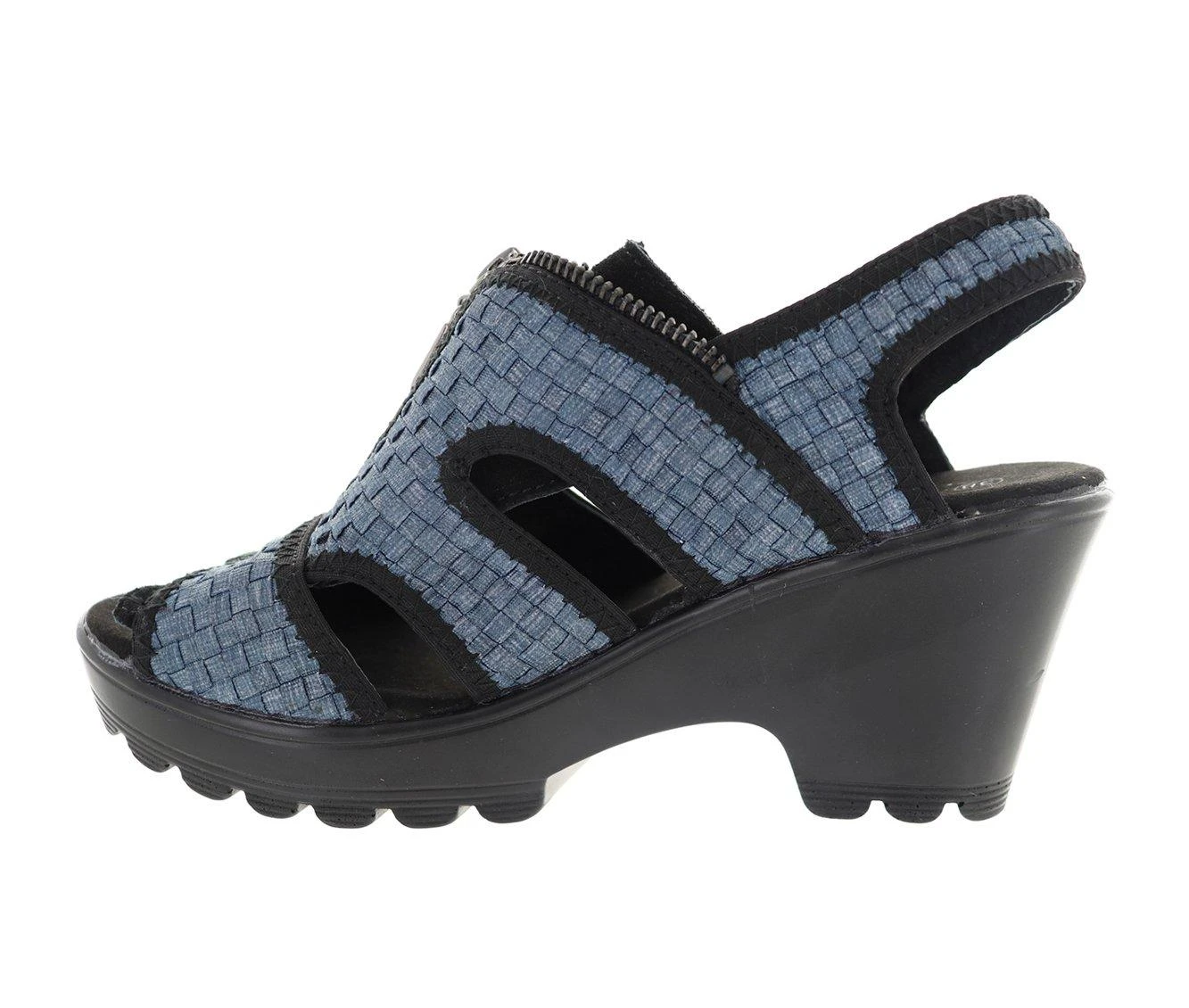 Women's Bernie Mev Lina Heeled Sandals Light Denim 4 Women's Bernie Mev Lina Heeled Sandals Light Denim - Image 4