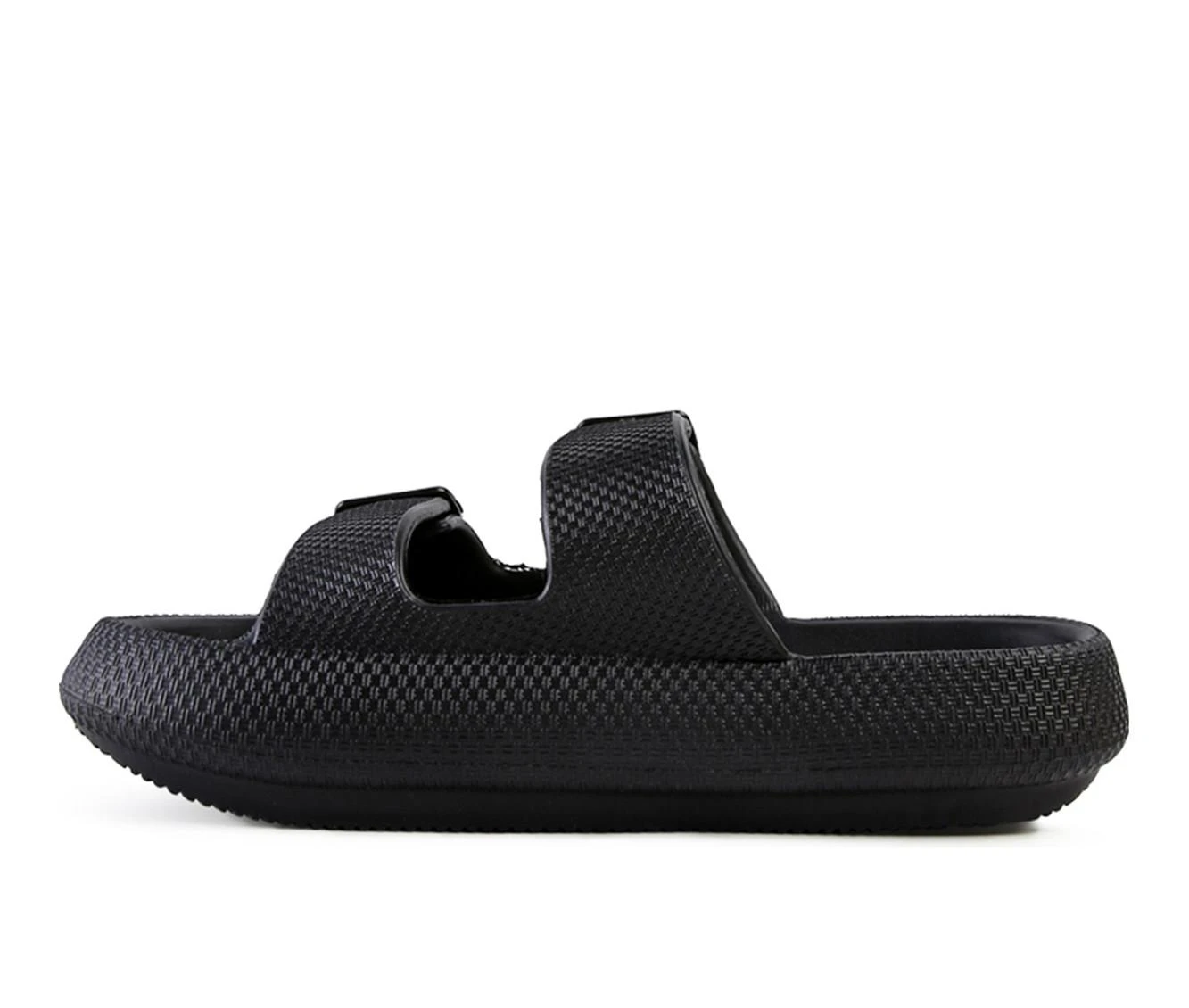 Women's London Rag Loma Platform Slide Sandals Black 4 Women's London Rag Loma Platform Slide Sandals Black - Image 4