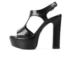 Women's Rag & Co Croft Platform Dress Sandals Black 9 Women's Rag & Co Croft Platform Dress Sandals Black -GC shoes Shop 3 431