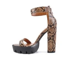 Women's London Rag Rattle Platform Dress Sandals Macchiato 9 Women's London Rag Rattle Platform Dress Sandals Macchiato -GC shoes Shop 3 433