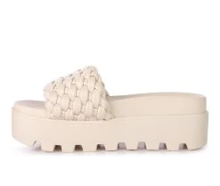 Women's London Rag Sundae Platform Sandals Beige 3 Women's London Rag Sundae Platform Sandals Beige -GC shoes Shop 3 446