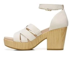 Women's Dr. Scholls Blissful Heeled Dress Sandals Whitecap -GC shoes Shop 3 469