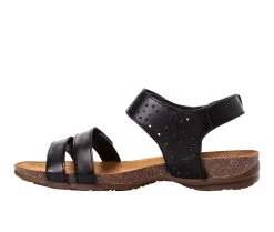 Women's Propet Farrah Footbed Sandals Black -GC shoes Shop 3 48