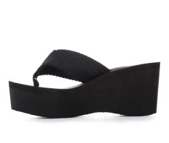 Women's Rocket Dog Crush Webbing Platform Flip-Flops Black 9 Women's Rocket Dog Crush Webbing Platform Flip-Flops Black -GC shoes Shop 3 484
