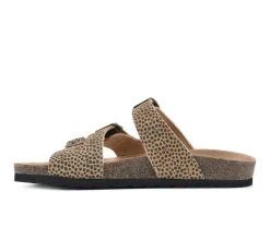 Women's White Mountain Greatest Footbed Sandals Tan/E-Print -GC shoes Shop 3 57