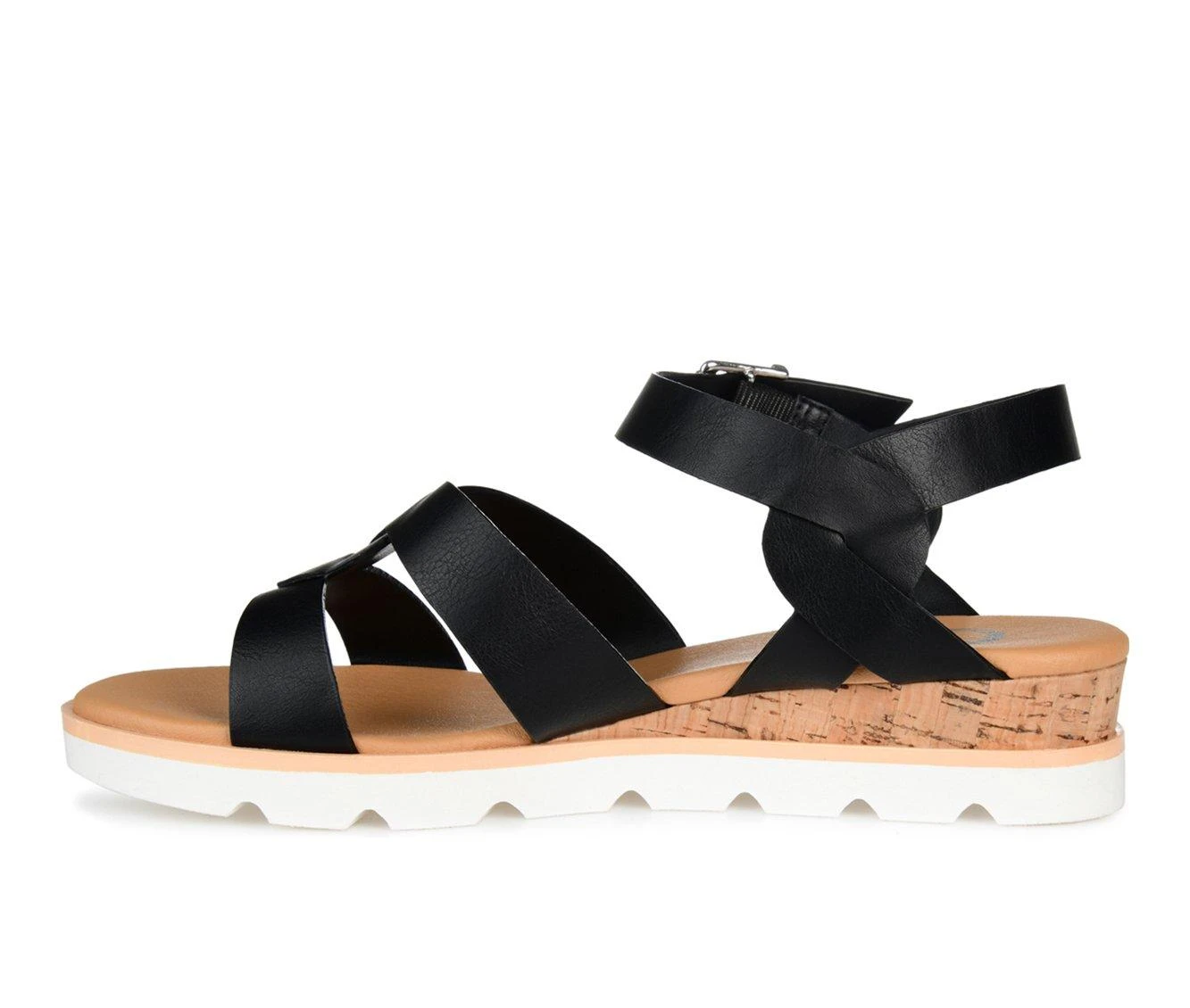 Women's Journee Collection Jovi Sandals Women's Journee Collection Jovi Sandals Black -GC shoes Shop 3 644