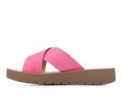 Women's Solanz Lucy Sandals Fuchsia 9 Women's Solanz Lucy Sandals Fuchsia -GC shoes Shop 3 655
