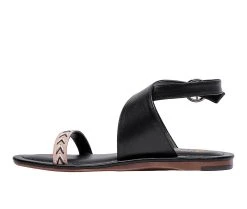 Women's Jane And The Shoe Afra Sandals Black -GC shoes Shop 3 660