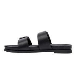 Women's Jane And The Shoe Audrey Sandals Black -GC shoes Shop 3 663