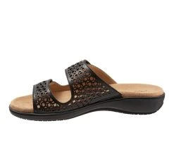 Women's Trotters Ruthie Sandals Black -GC shoes Shop 3 679