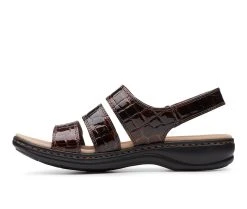 Women's Clarks Leisa Melinda Sandals Brown Croco -GC shoes Shop 3 690
