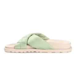 Women's Journee Collection Aveena Footbed Sandals Sage 9 Women's Journee Collection Aveena Footbed Sandals Sage -GC shoes Shop 3 71