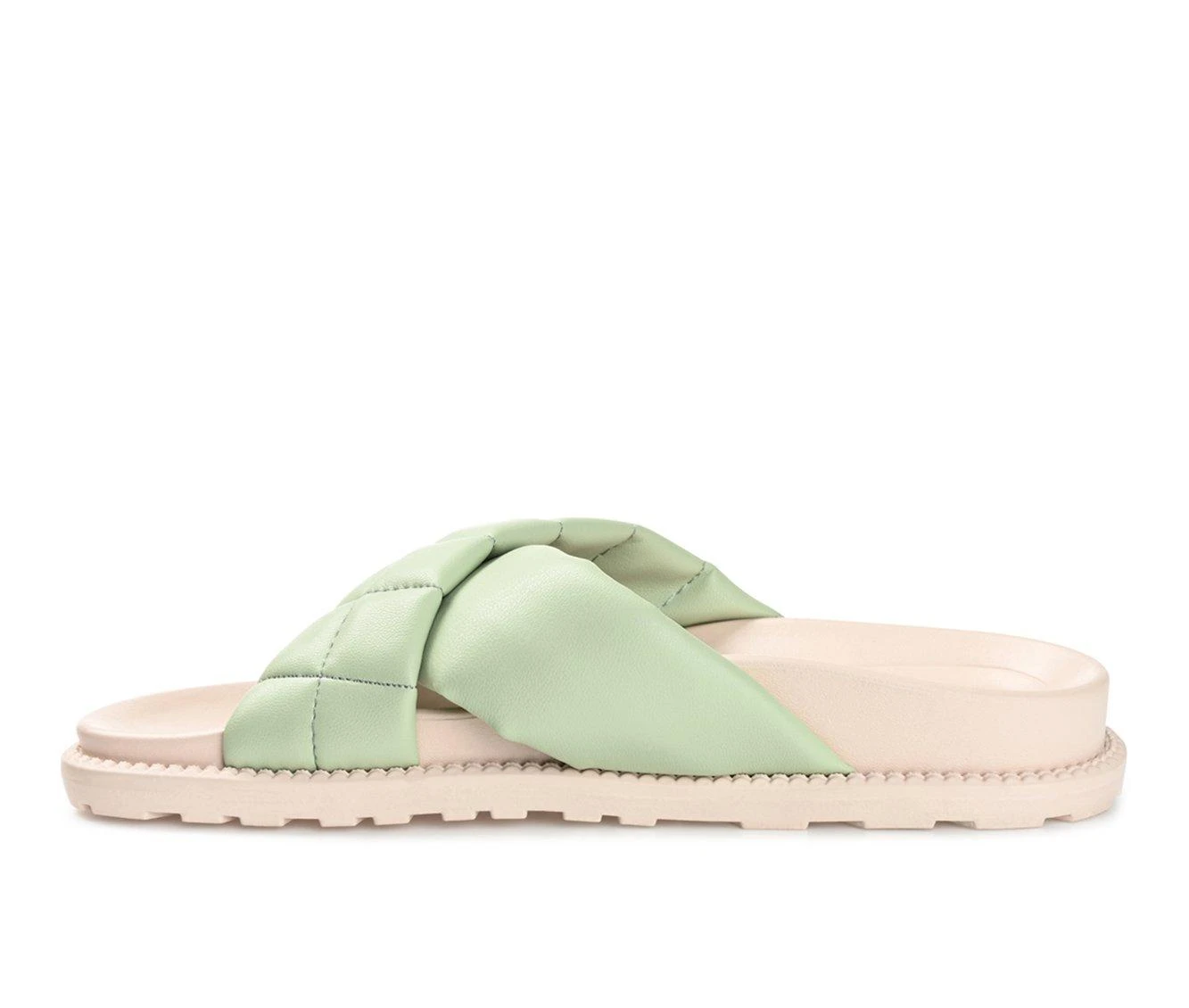 Women's Journee Collection Aveena Footbed Sandals Sage 4 Women's Journee Collection Aveena Footbed Sandals Sage - Image 4