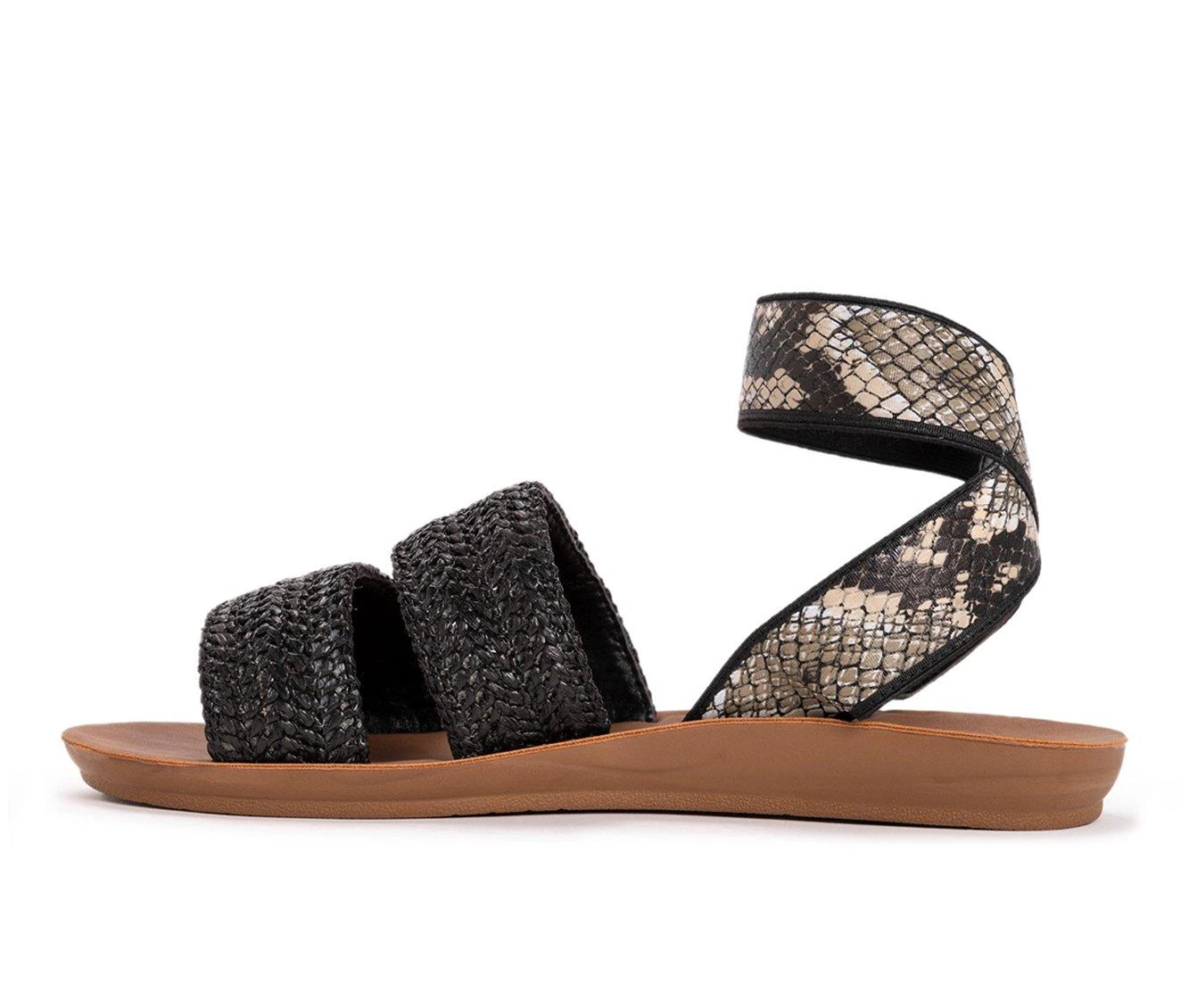 Women's MUK LUKS About Me Sandals Black 4 Women's MUK LUKS About Me Sandals Black - Image 4