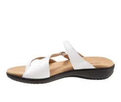 Women's Trotters Ricki Sandals White -GC shoes Shop 3 735