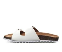 Women's Bearpaw Julieta Footbed Sandals White -GC shoes Shop 3 74