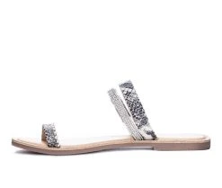 Women's Chinese Laundry Safari Slide Sandals Black/White 9 Women's Chinese Laundry Safari Slide Sandals Black/White -GC shoes Shop 3 747