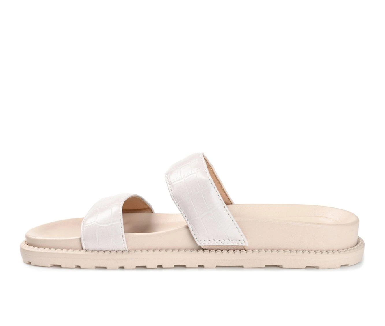 Women's Journee Collection Stellina Footbed Sandals Off White 4 Women's Journee Collection Stellina Footbed Sandals Off White - Image 4