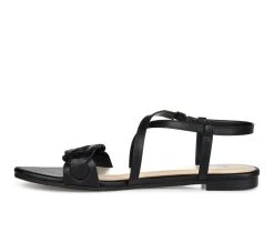 Women's Journee Collection Jalia Flat Sandals Black 3 Women's Journee Collection Jalia Flat Sandals Black -GC shoes Shop 3 755