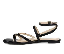 Women's Journee Collection Serissa Flat Sandals Black -GC shoes Shop 3 756