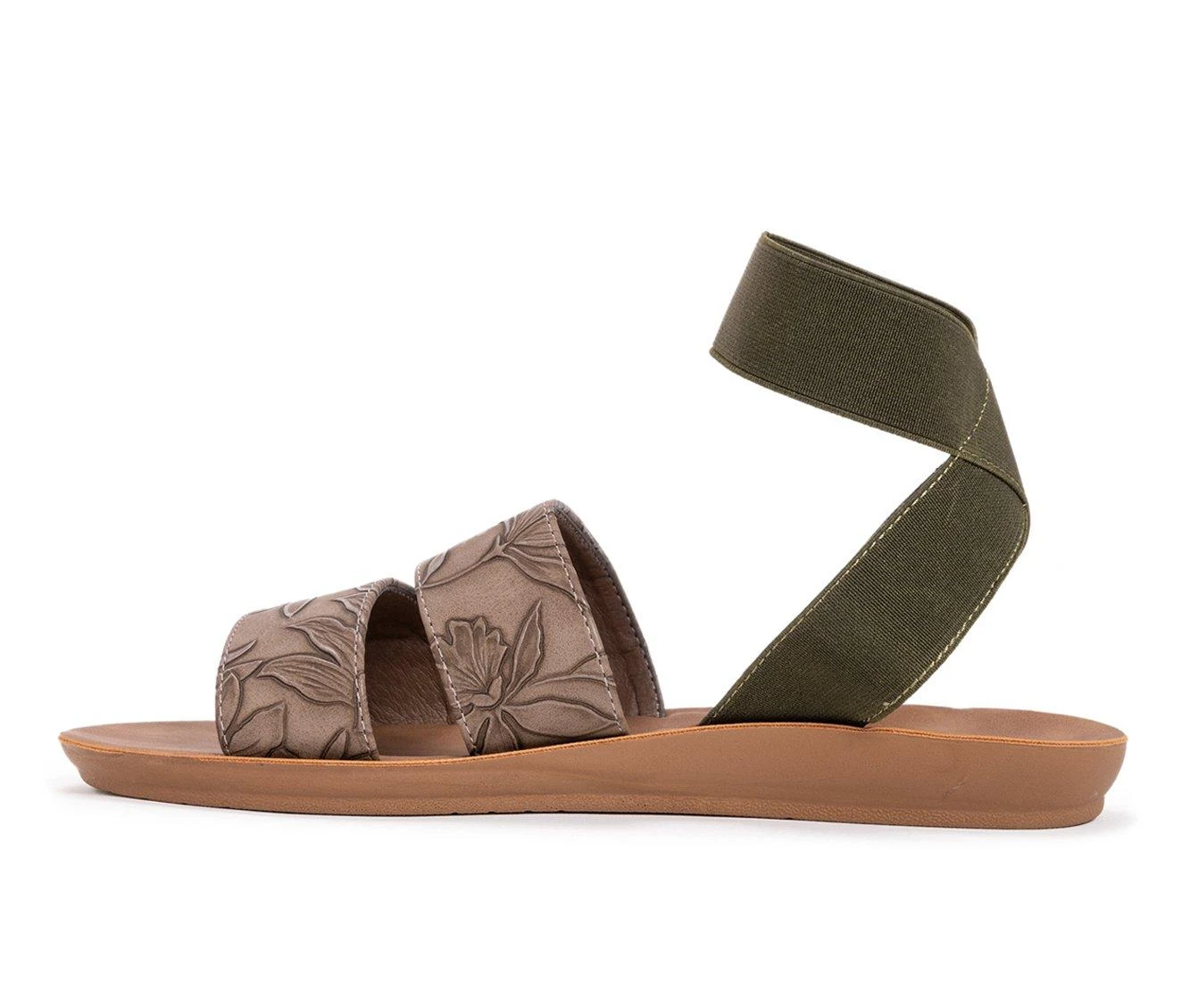 Women's MUK LUKS About It Sandals Taupe 4 Women's MUK LUKS About It Sandals Taupe - Image 4