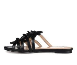 Women's Journee Collection Dolliah Slip-On Sandals Black -GC shoes Shop 3 767