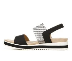 Women's LifeStride Zing Wedge Sandals Black -GC shoes Shop 3 769