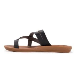 Women's MUK LUKS About Town Sandals Black 3 Women's MUK LUKS About Town Sandals Black -GC shoes Shop 3 770