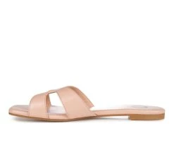 Women's Journee Collection Taleesa Slip-On Sandals Blush -GC shoes Shop 3 780