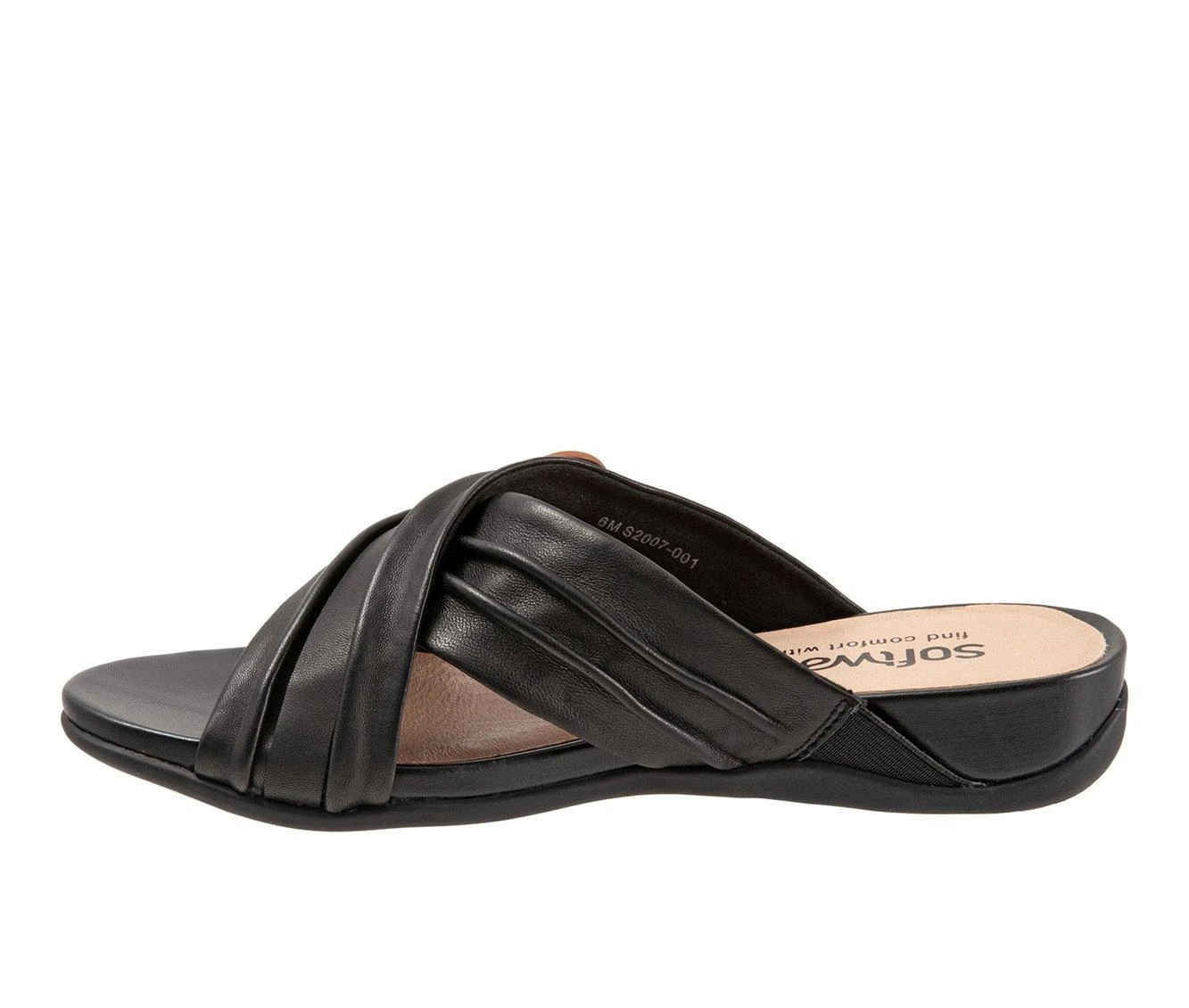 Women's Softwalk Taza Sandals Black 4 Women's Softwalk Taza Sandals Black - Image 4