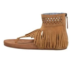 Women's Dingo Boot Heat Wave Footbed Sandals Camel -GC shoes Shop 3 804