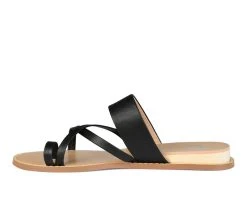 Women's Journee Collection Eevie Sandals Black 9 Women's Journee Collection Eevie Sandals Black -GC shoes Shop 3 813
