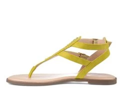 Women's Journee Collection Harmony Sandals Green 3 Women's Journee Collection Harmony Sandals Green -GC shoes Shop 3 831