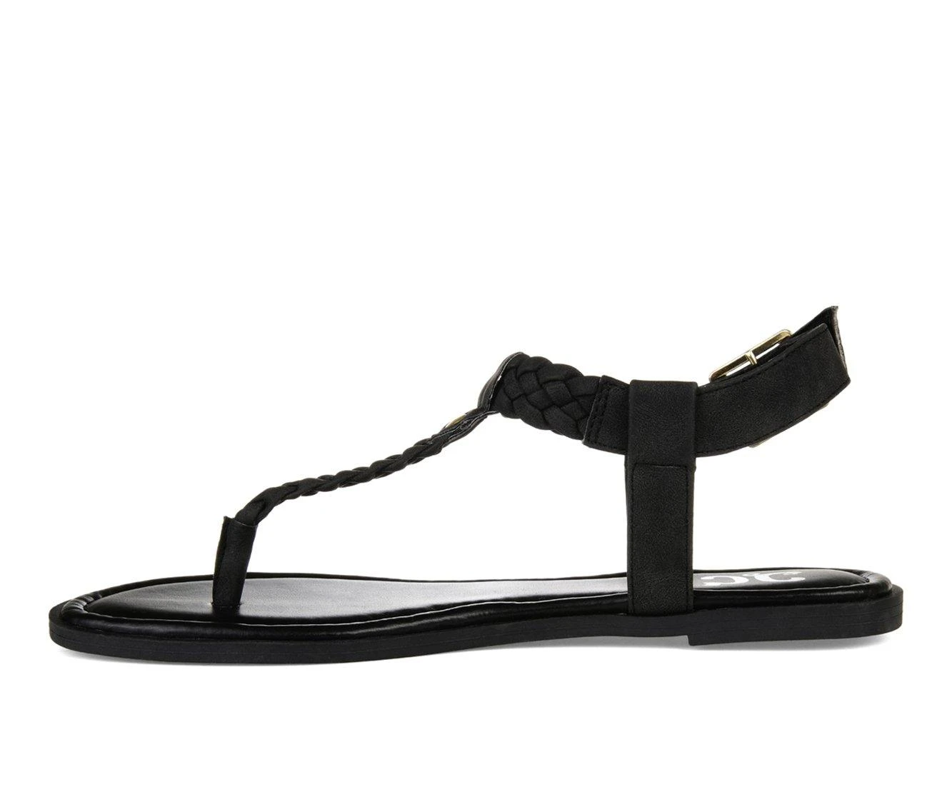 Women's Journee Collection Genevive Sandals Women's Journee Collection Genevive Sandals Black -GC shoes Shop 3 833